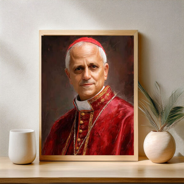 Pope Leo XIV , Cardinal Robert Francis Prevost First American Pope Poster
