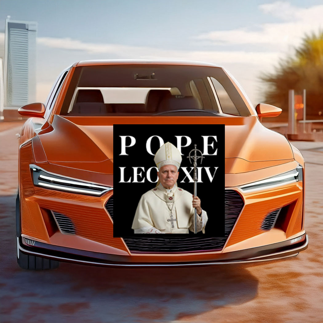Pope Leo XIV Catholic Icon Magnet