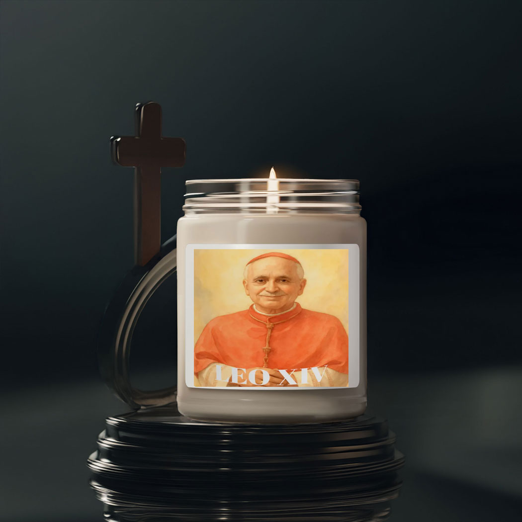 Pope Leo XIV, Catholic Popes Gift Candle