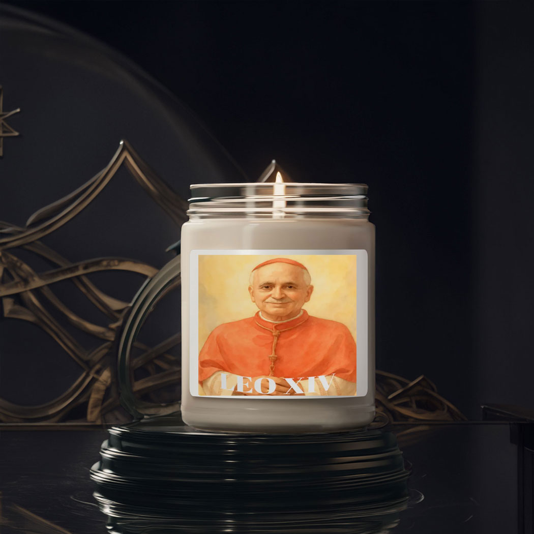 Pope Leo XIV, Catholic Popes Gift Candle