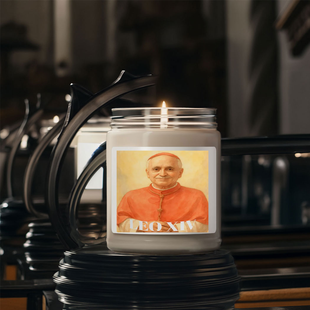 Pope Leo XIV, Catholic Popes Gift Candle