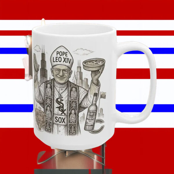 Pope Leo XIV, Chicago American Pope Gift for Catholics Mug
