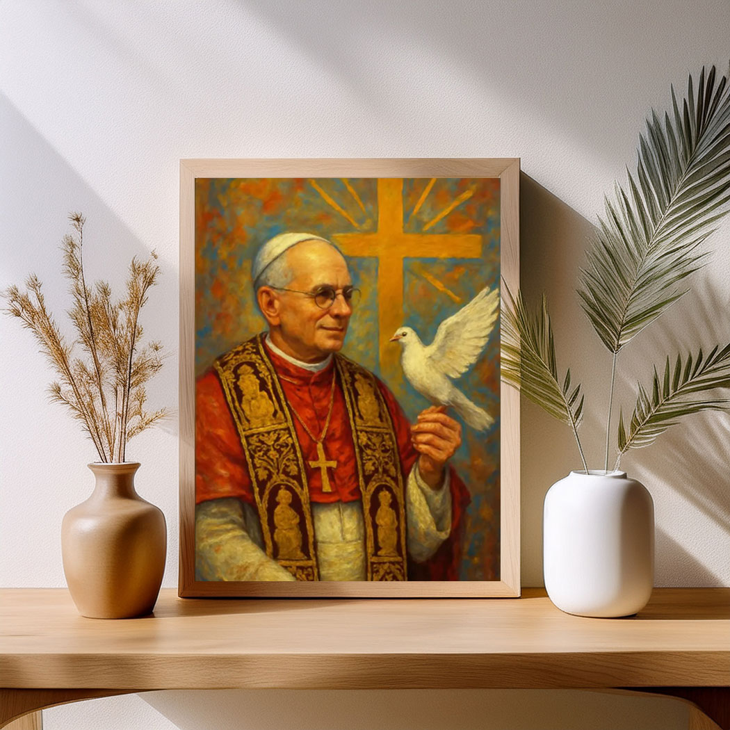 Pope Leo XIV Christian Art Print Poster