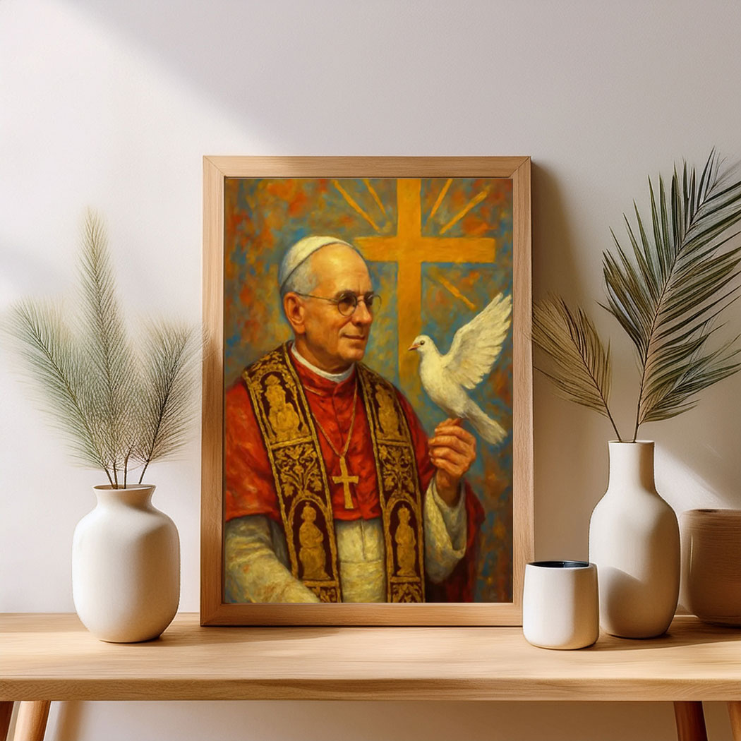 Pope Leo XIV Christian Art Print Poster