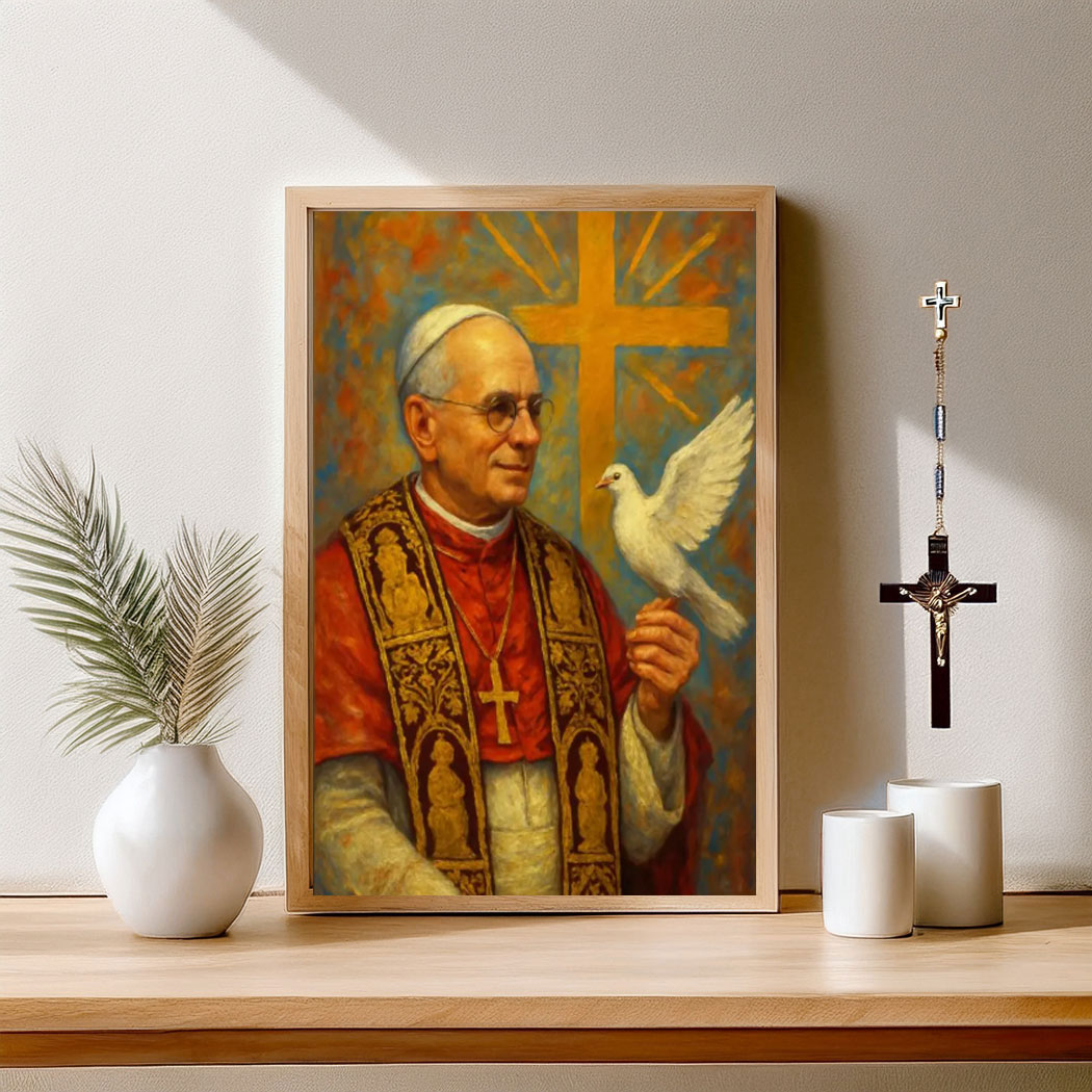 Pope Leo XIV Christian Art Print Poster