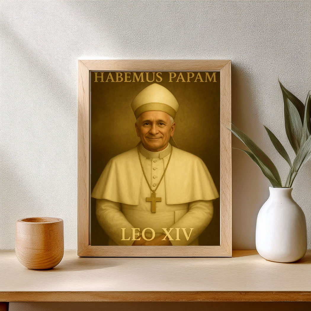 Pope Leo XIV Digital Art Print Poster