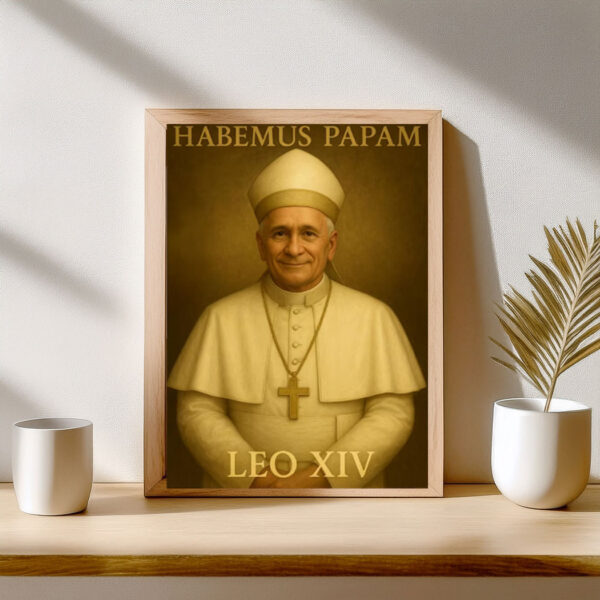 Pope Leo XIV Digital Art Print Poster