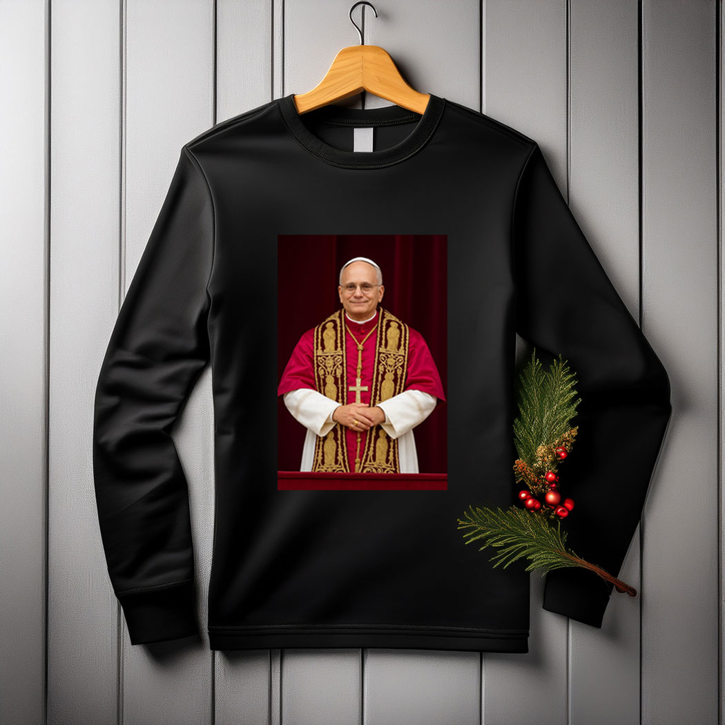 Pope Leo XIV Digital Art Print Shirt