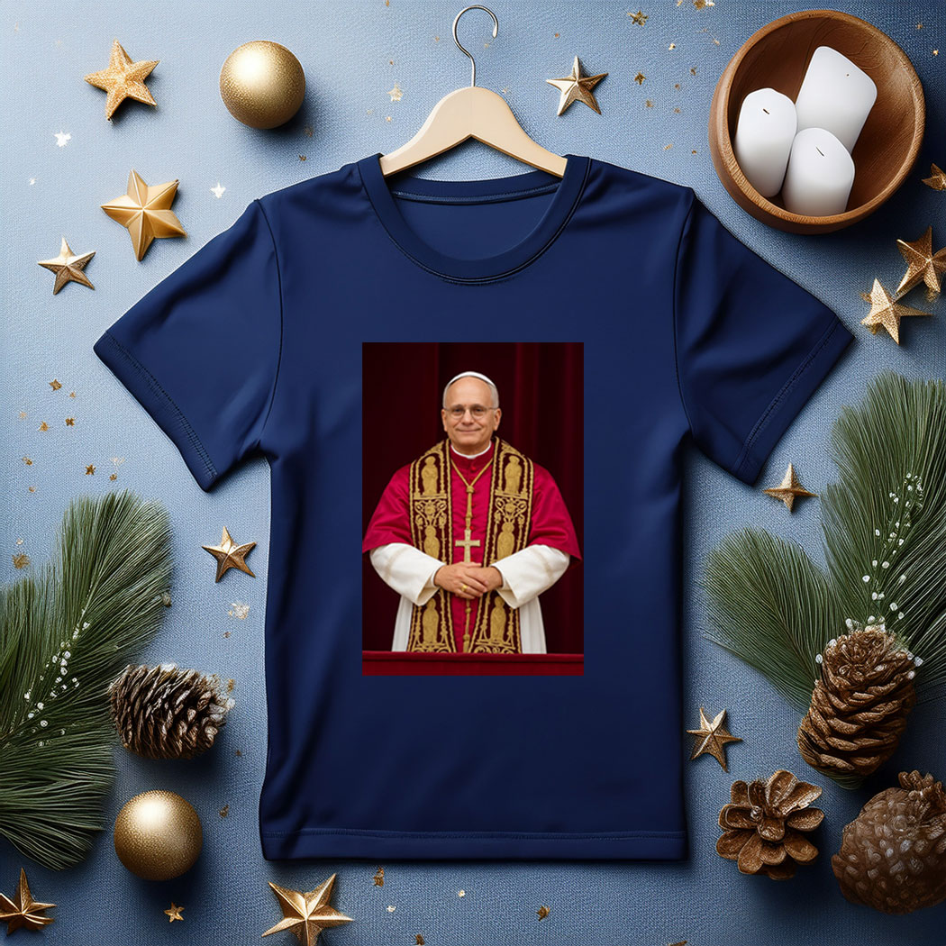 Pope Leo XIV Digital Art Print Shirt
