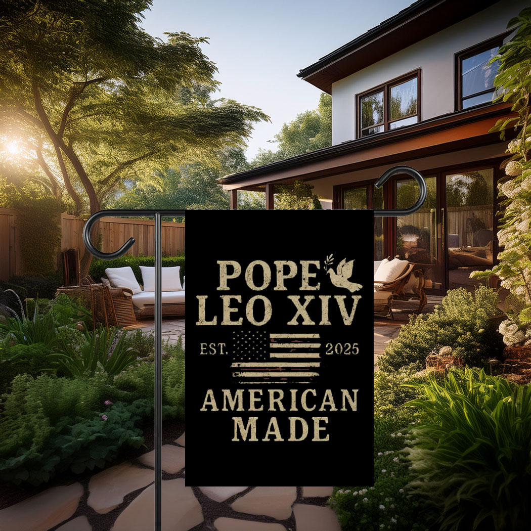 Pope Leo XIV EST 2025 Flag