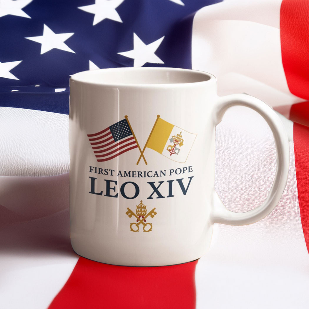 Pope Leo XIV First American Pope Commemorative Mug