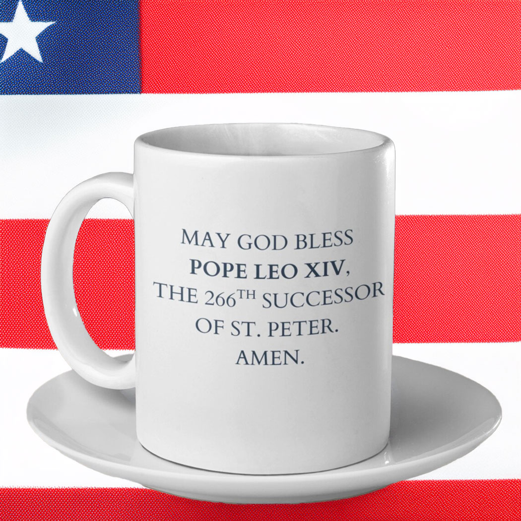 Pope Leo XIV First American Pope Commemorative Mug