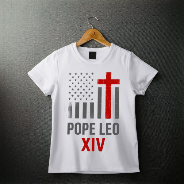 Pope Leo XIV First American Pope Tee Shirt