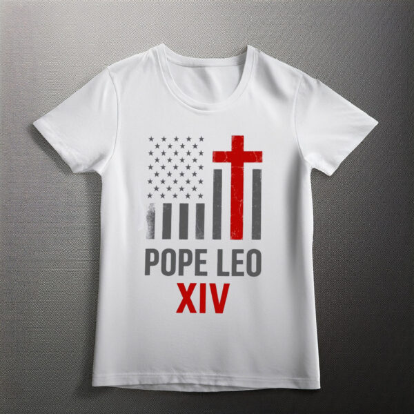 Pope Leo XIV First American Pope Tee Shirt