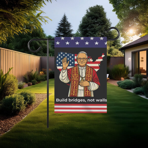 Pope Leo XIV Flag, Habemus Papam Garden Flag