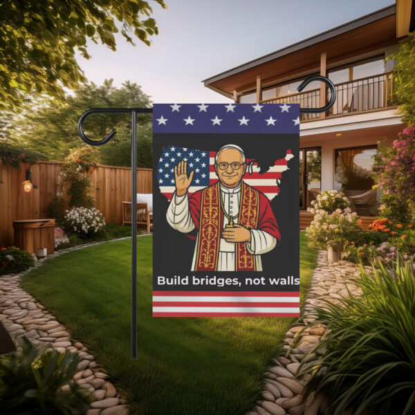 Pope Leo XIV Flag, Habemus Papam Garden Flag