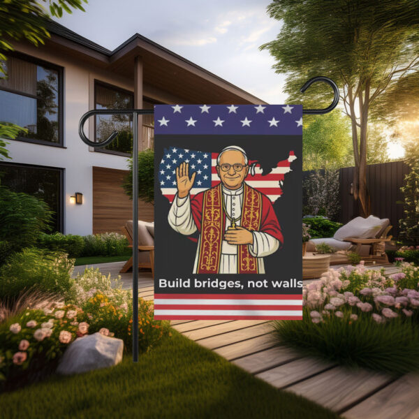 Pope Leo XIV Flag, Habemus Papam Garden Flag