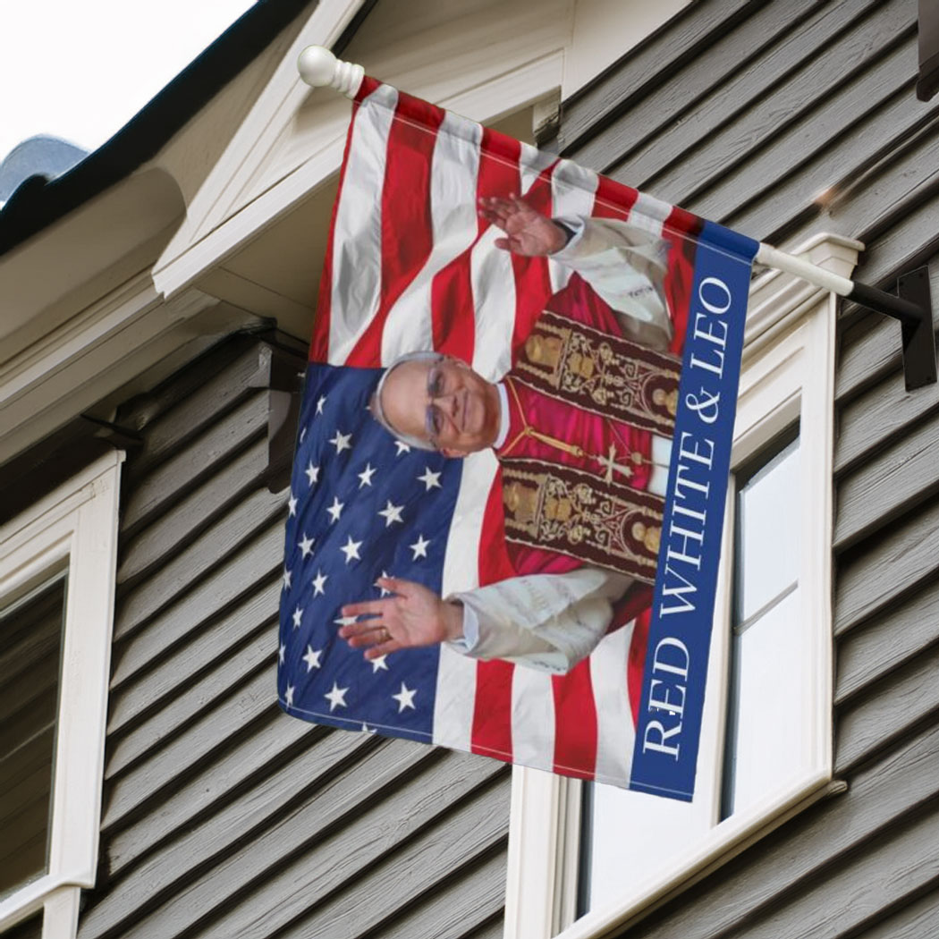 Pope Leo XIV Flag
