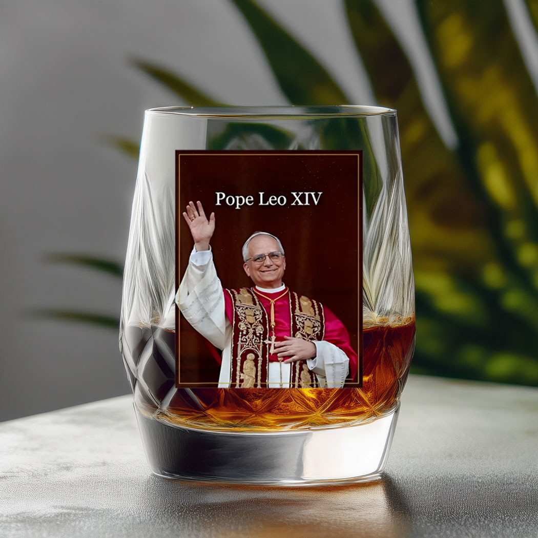 Pope Leo XIV Glass
