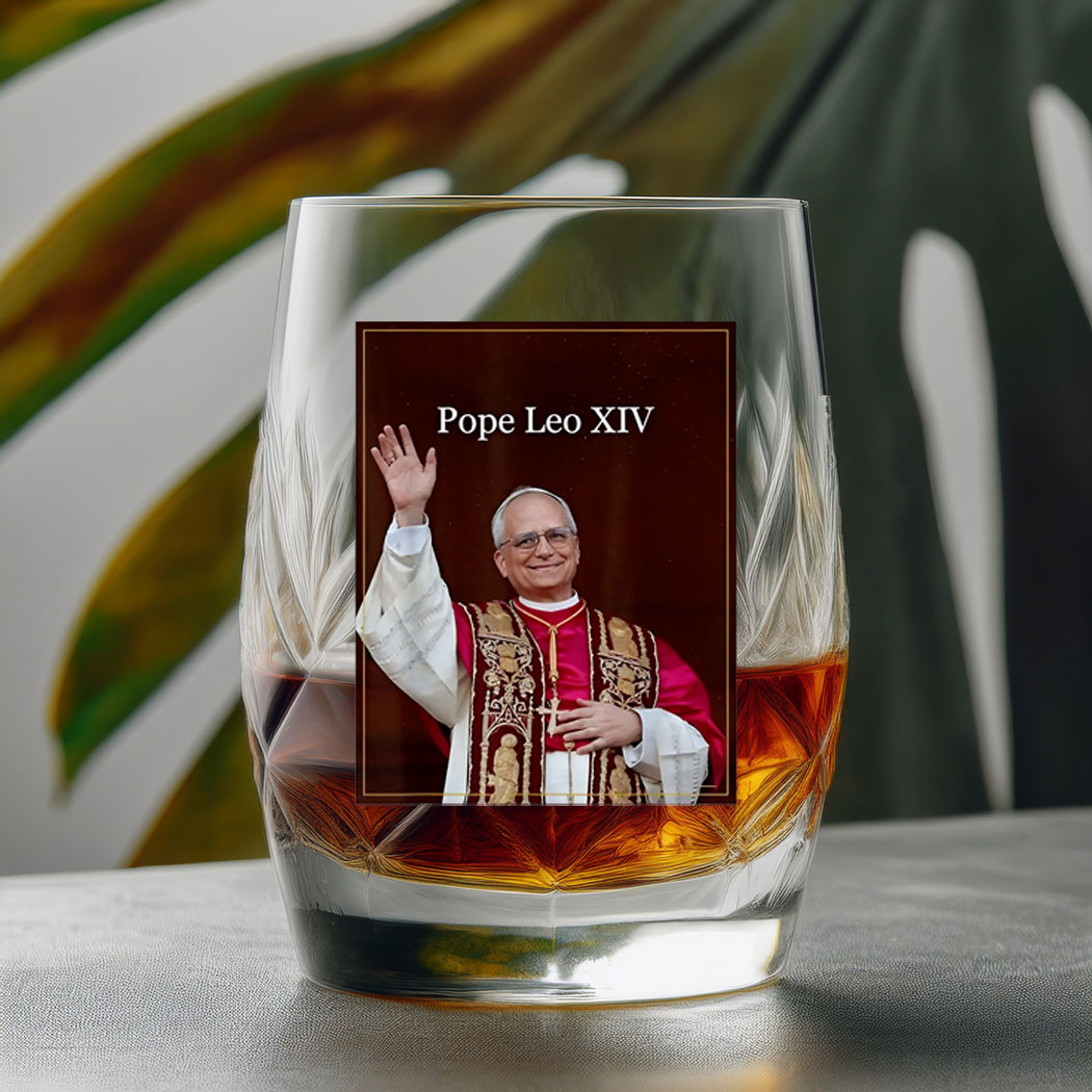Pope Leo XIV Glass