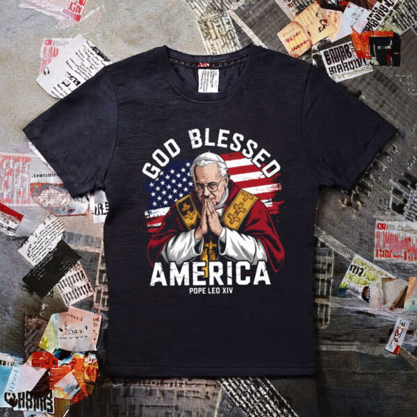 Pope Leo XIV God Blessed America Shirt