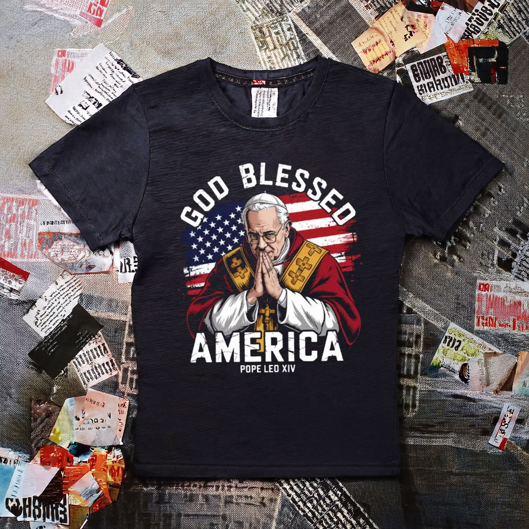 Pope Leo XIV God Blessed America Shirt