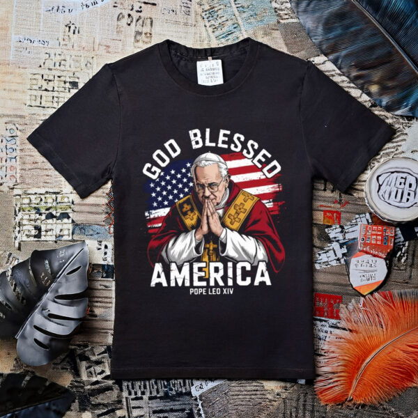 Pope Leo XIV God Blessed America Shirt