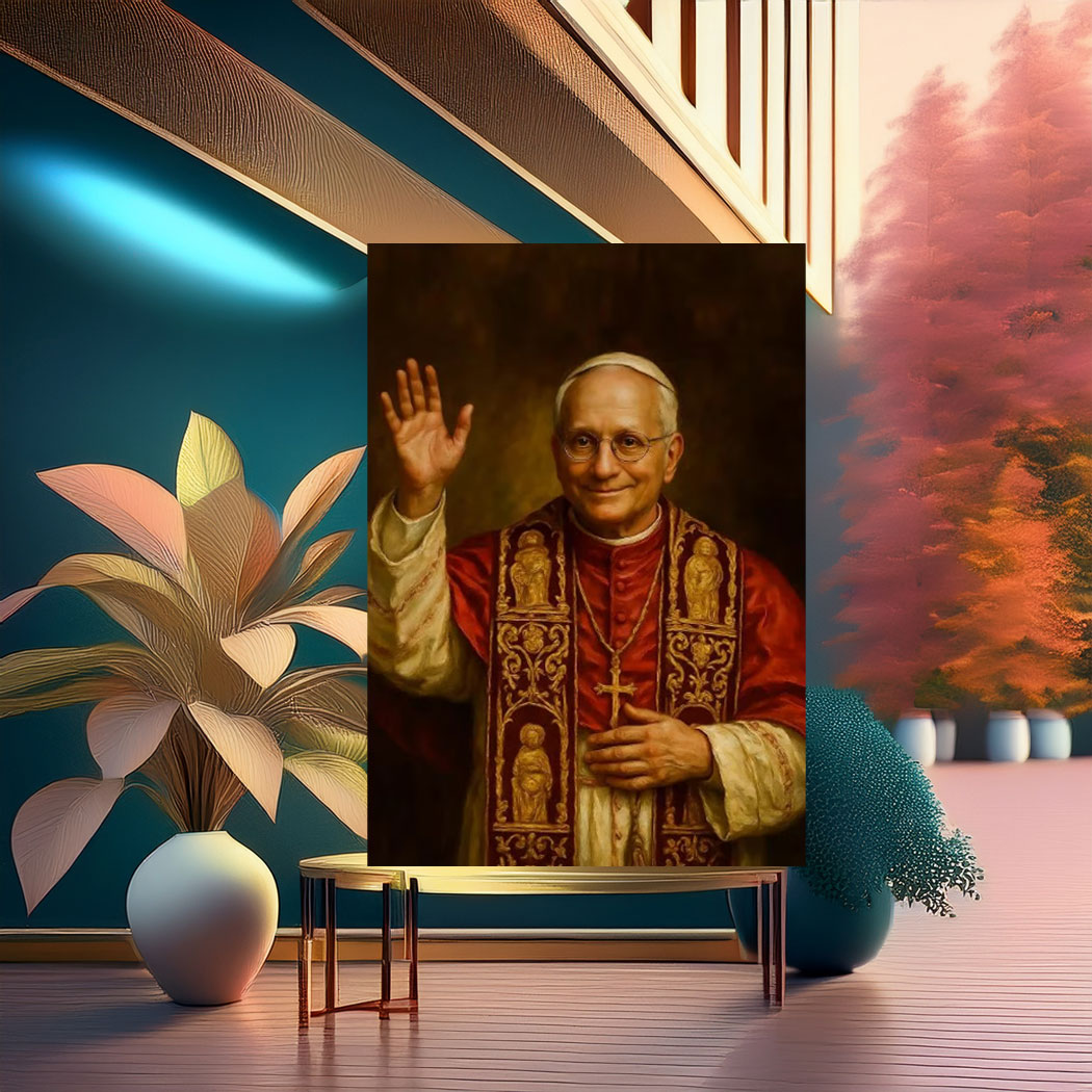 Pope Leo XIV Inspirational Poster