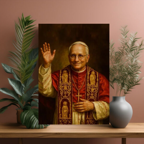 Pope Leo XIV Inspirational Poster