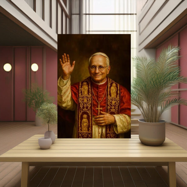 Pope Leo XIV Inspirational Poster
