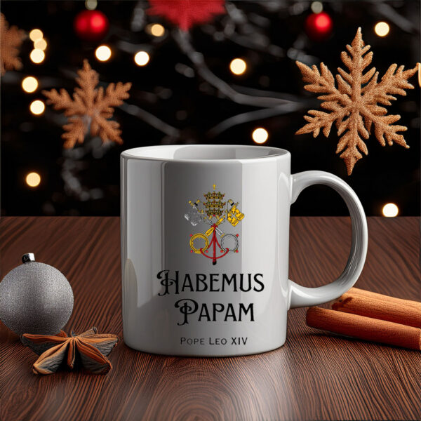 Pope Leo XIV Mug, Habemus Papam Coffee Cup
