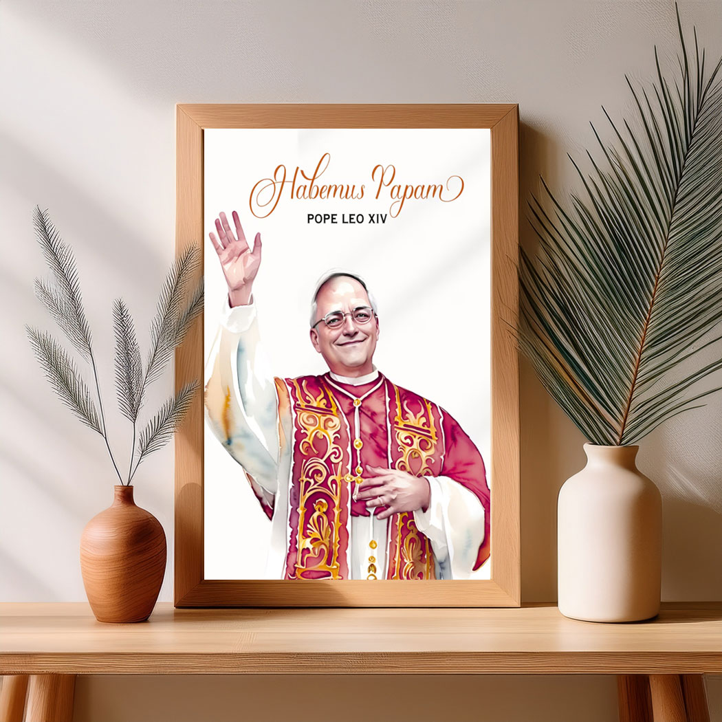 Pope Leo XIV, New Pope Habemus Papam Poster