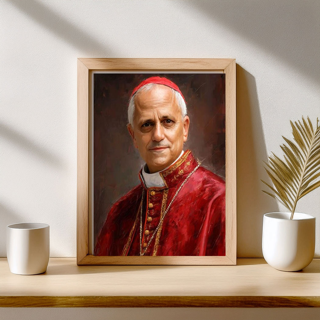 Pope Leo XIV , Cardinal Robert Francis Prevost First American Pope Poster