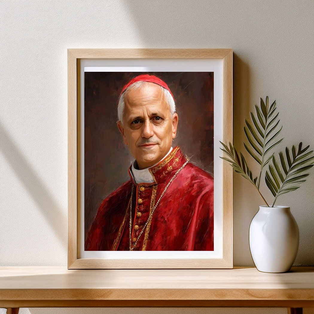 Pope Leo XIV , Cardinal Robert Francis Prevost First American Pope Poster