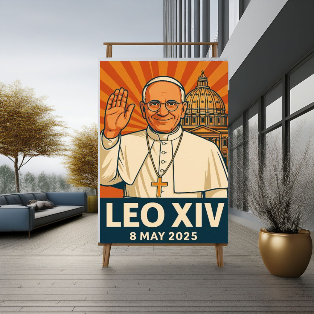 Pope Leo XIV Pop Art Poster