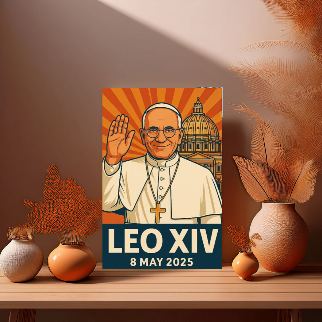 Pope Leo XIV Pop Art Poster