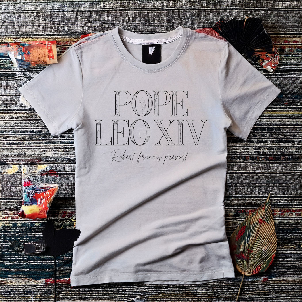 Pope Leo XIV Robert Francis Prevost Catholic Church T-Shirt