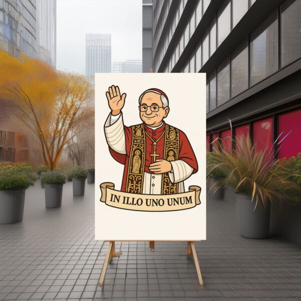 Pope Leo XIV vertical Poster