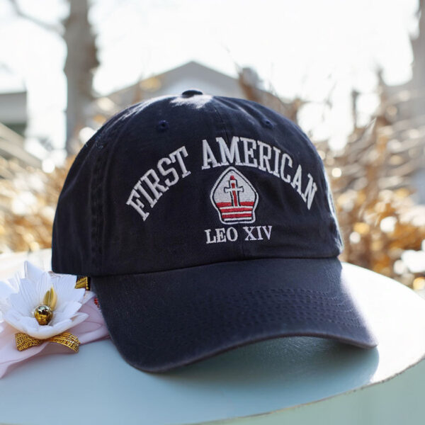 Pope Leo XIV Washed Hat, The First American Pope Cap