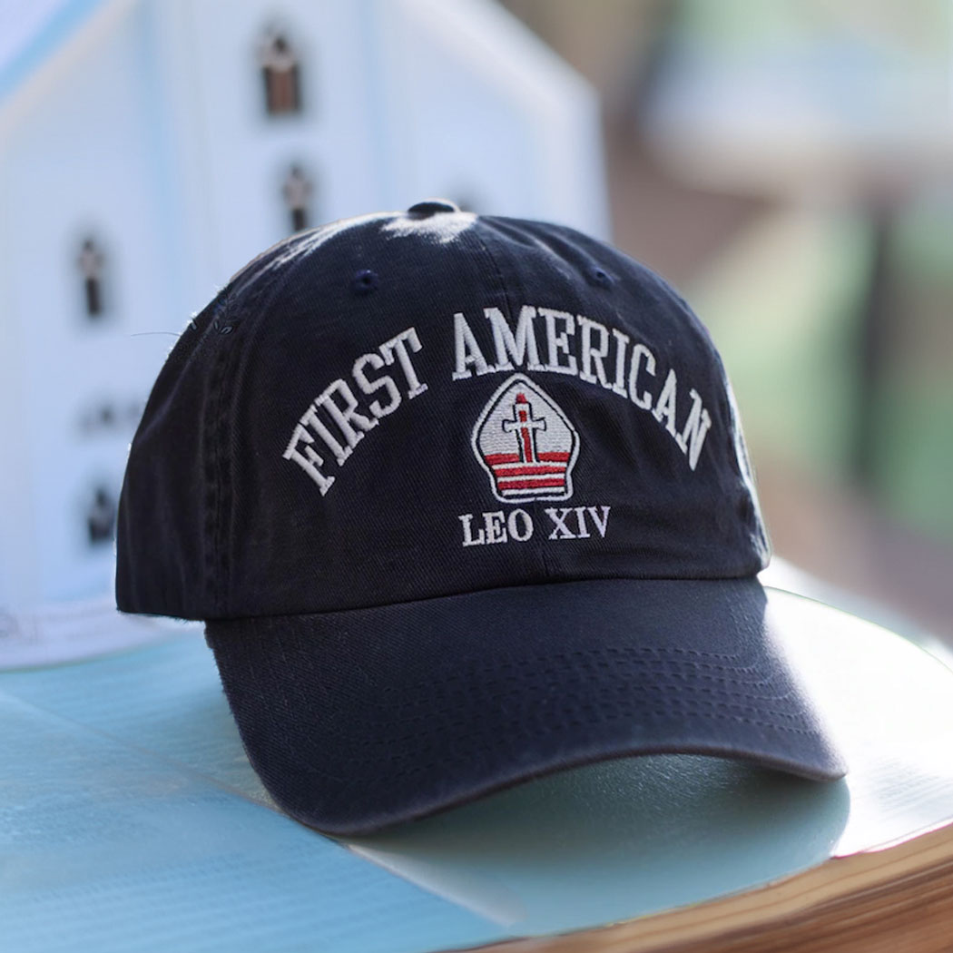 Pope Leo XIV Washed Hat, The First American Pope Cap
