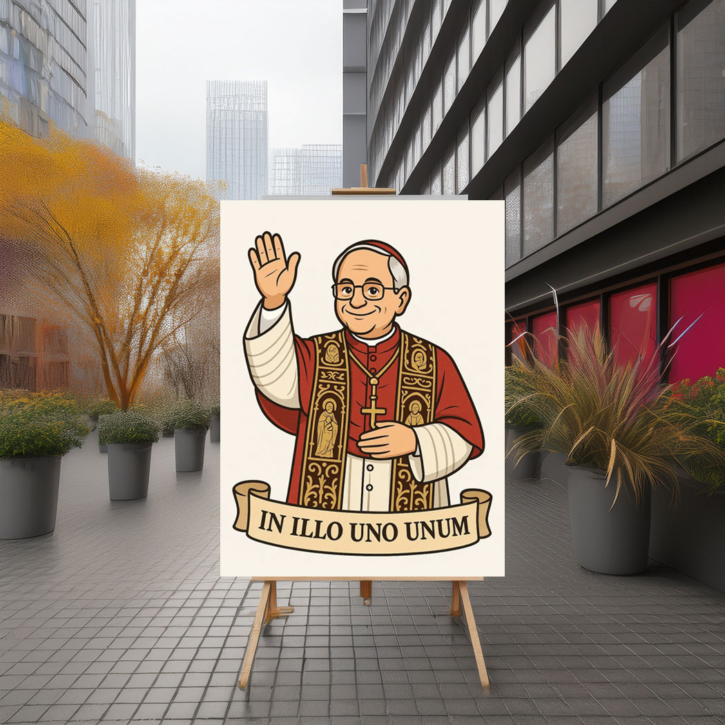 Pope Leo XIV vertical Poster