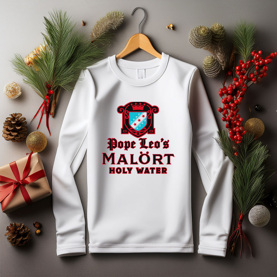 Pope Leo's Holy Water Long Sleeve Shirt
